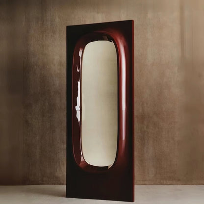 Hommie Glossy Pill Frame Standing Mirror HBMR012 1