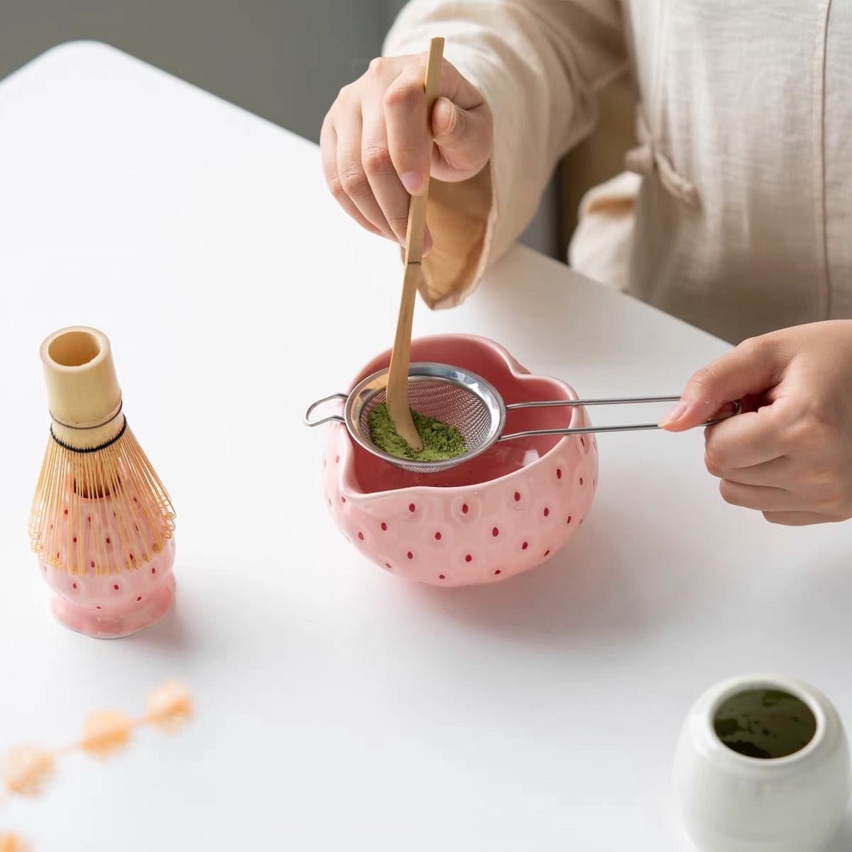 Hommie Strawberry Matcha Set HBKK047 1