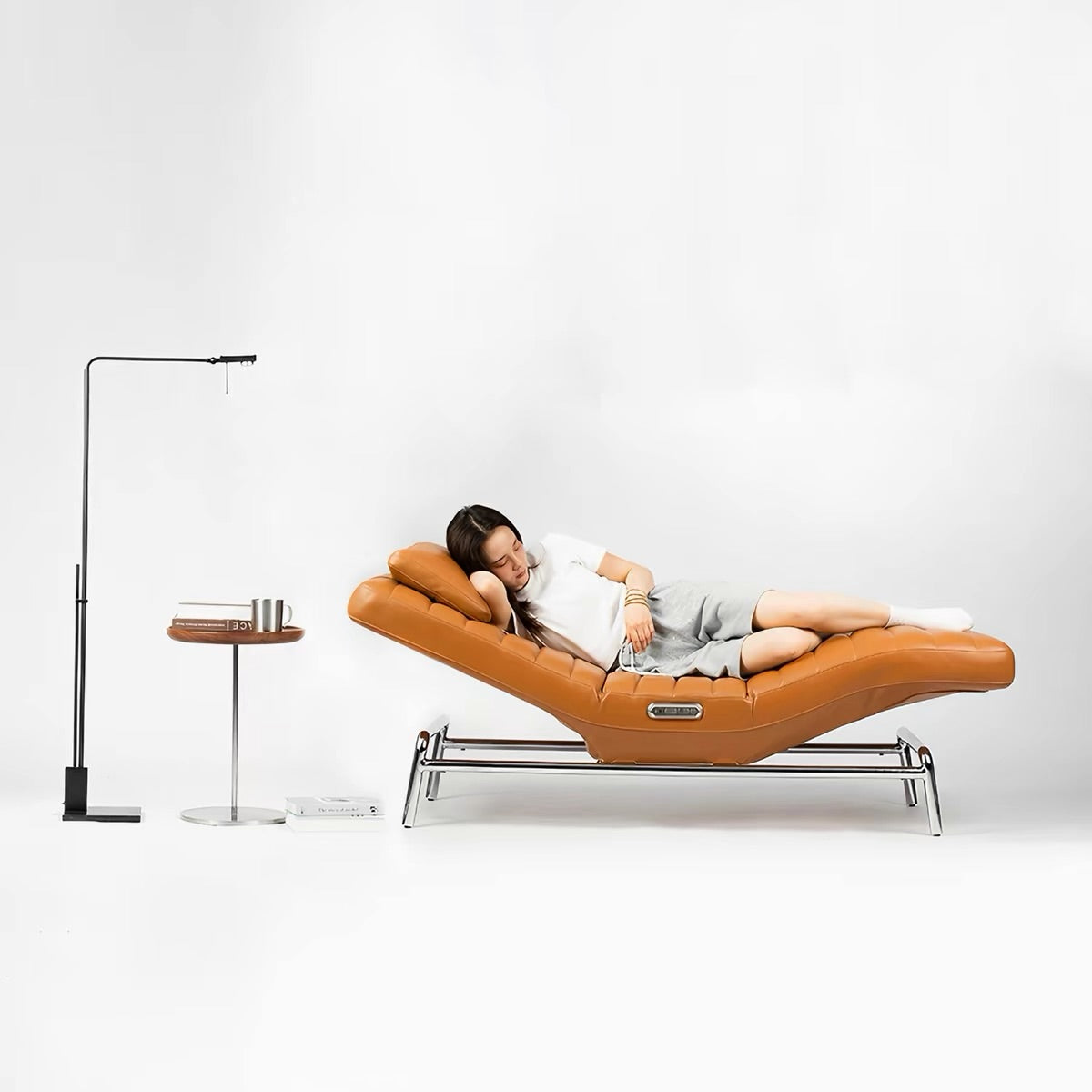 Hommie Leather Electric Chaise Recliner Sofa HBSF072 4