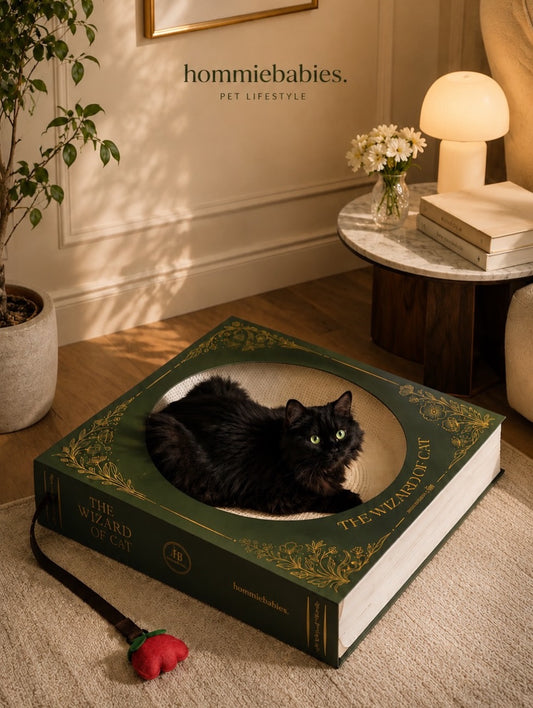 Hommie Wizard of Cat Book Bed HBPT022 1