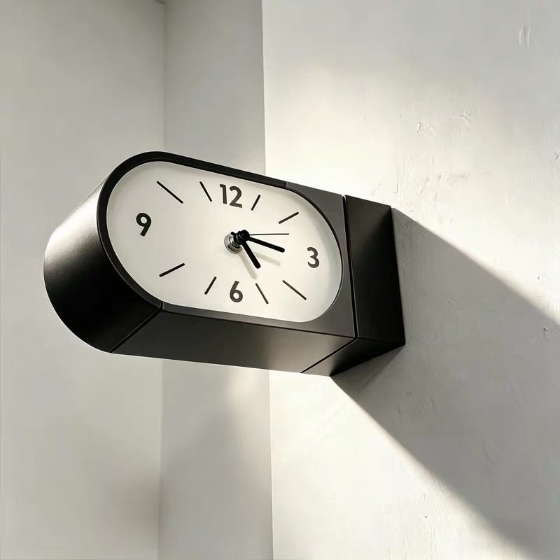 Hommie Black Corner Wall Clock HBHD017 1