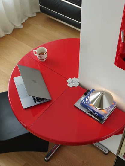 Hommie Red Foldable Round Table HBTD034 1