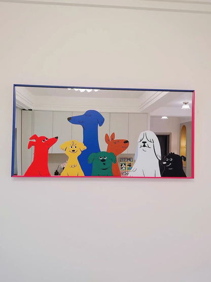 Hommie Cartoon Dog Wall Mirror HBMR011 3