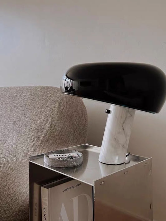 Hommie Black Marble Mushroom Lamp HBCL036 1