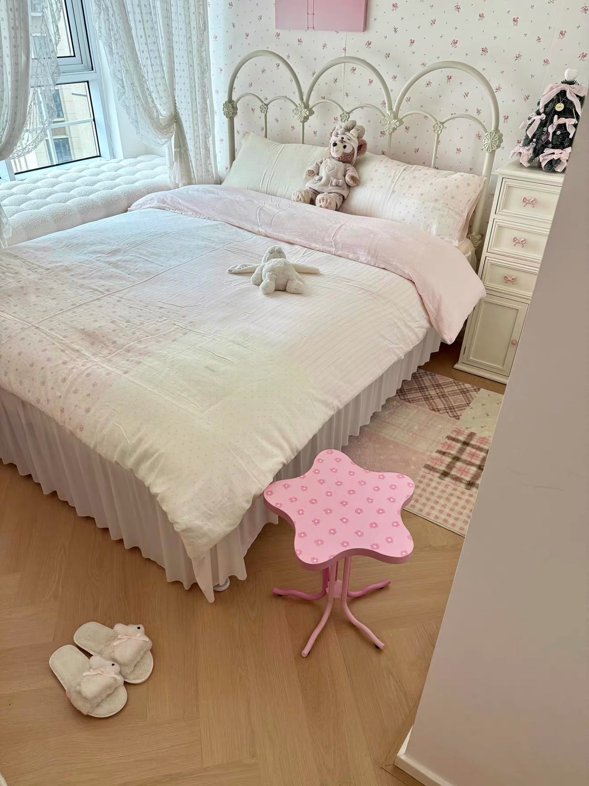Hommie Star & Round Patterned Side Table HBLC022 10