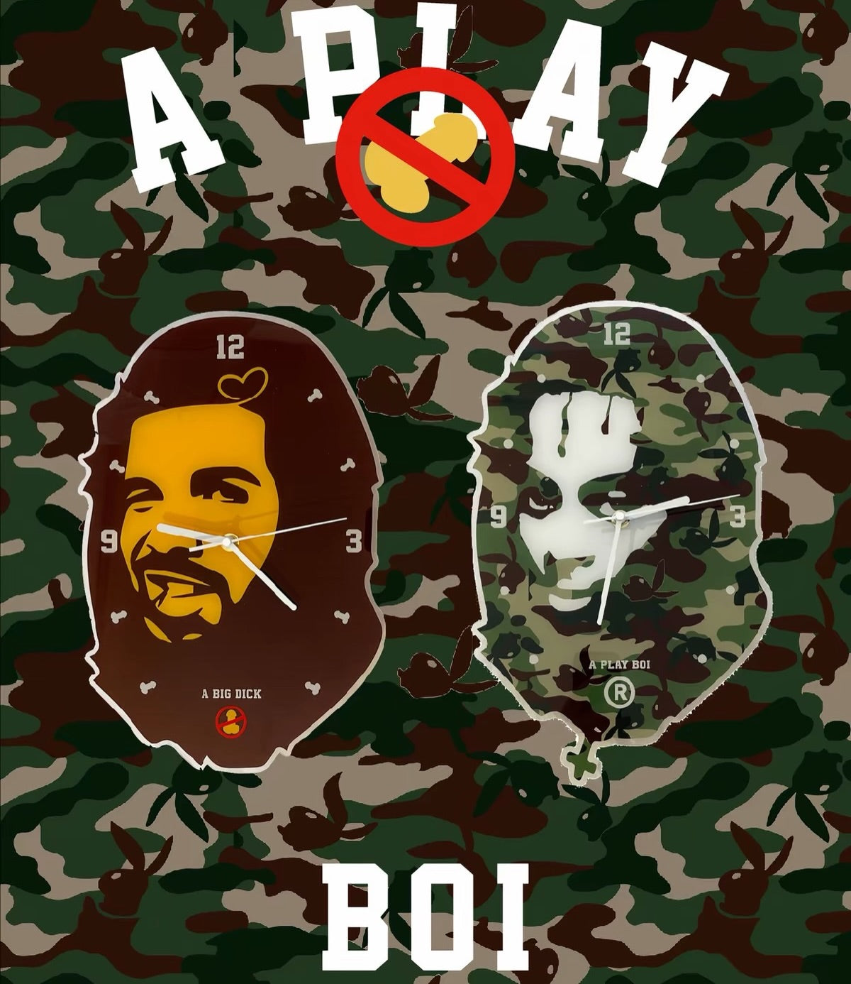 Hommie XAPE Camo Wall Clock HBHD014 6