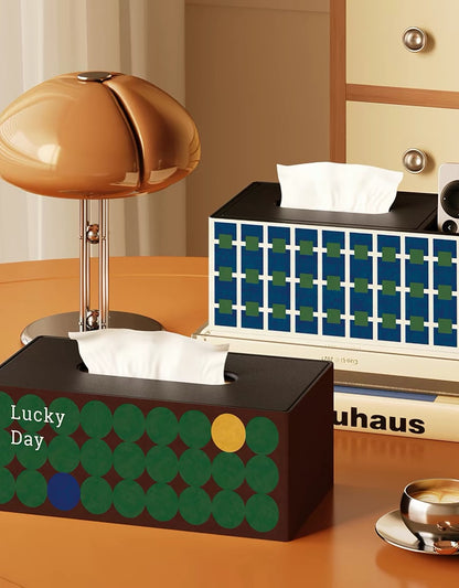 Hommie Retro Pattern Tissue Box HBMC014 2