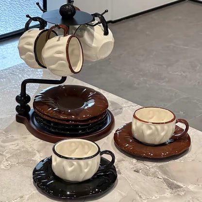 Hommie Wavy Cup Tea Set with Stand HBKK044 3