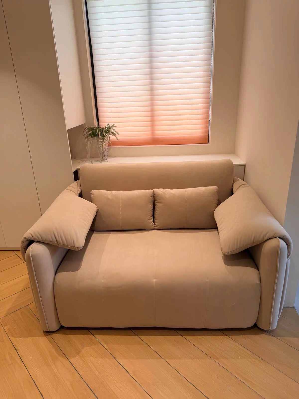Hommie Plush Mini Electric Recliner Sofa HBSF069 2