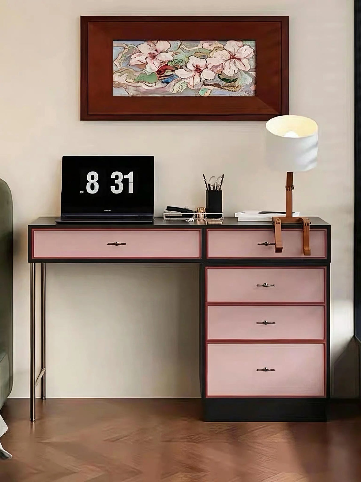 Hommie Color Block Drawer Dressing Table HBMB011 3