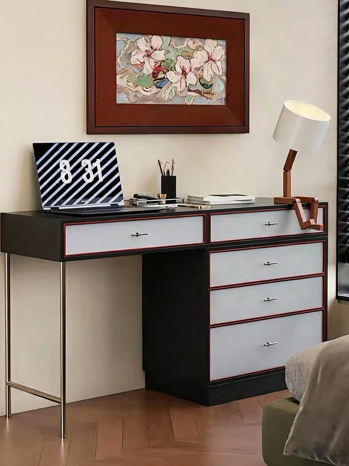 Hommie Color Block Drawer Dressing Table HBMB011 2