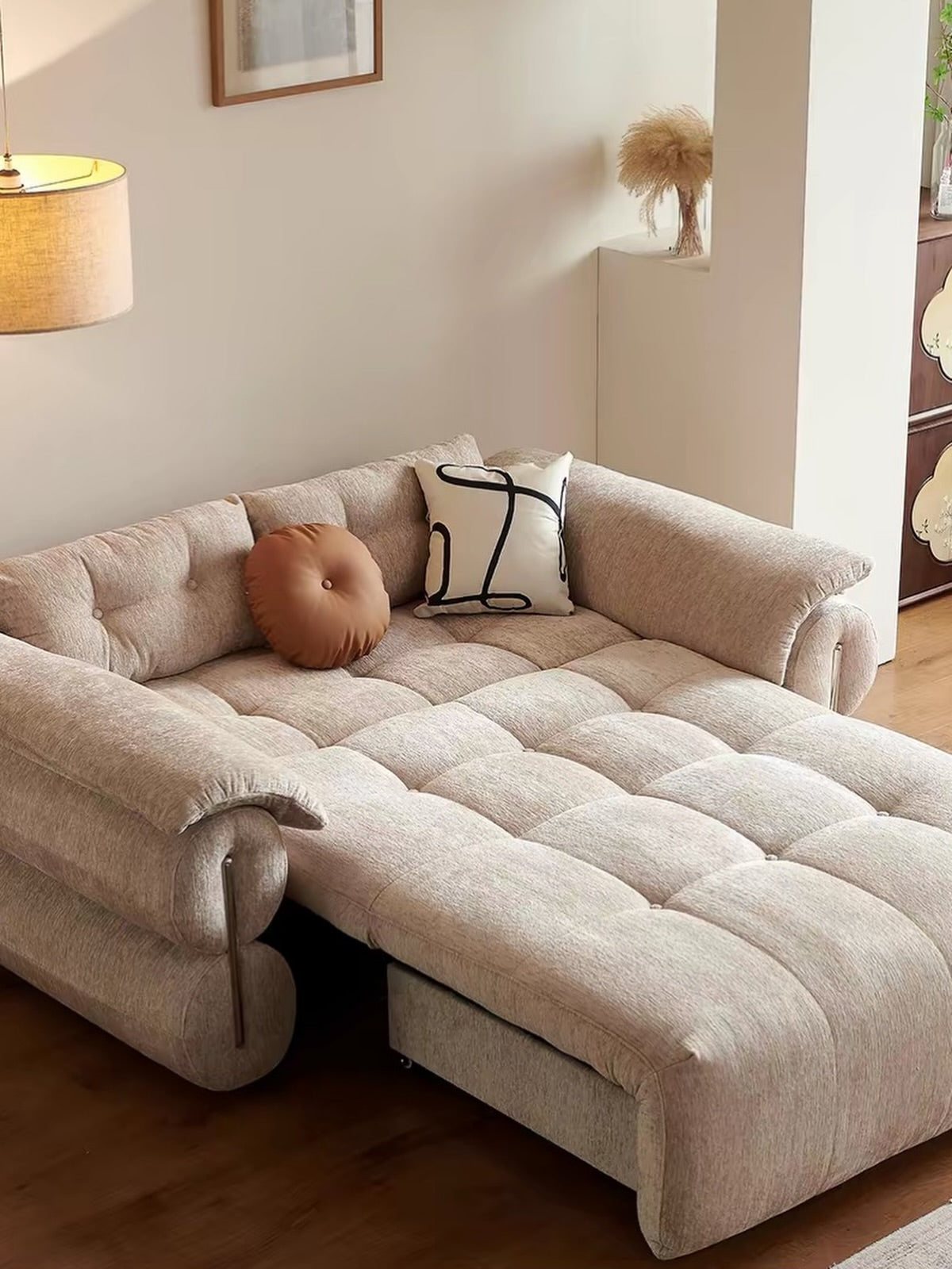 Hommie Tufted Mini Electric Recliner Sofa HBSF067 1