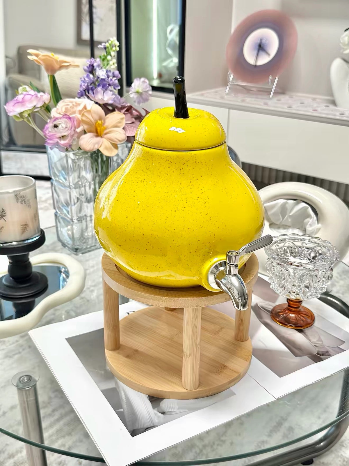 Hommie Pear Drink Dispenser Jar HBKK030 4