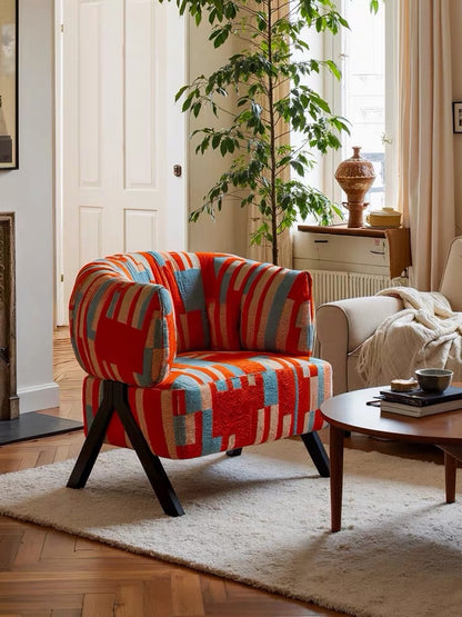Hommie Orange Armchair HBAC035 2