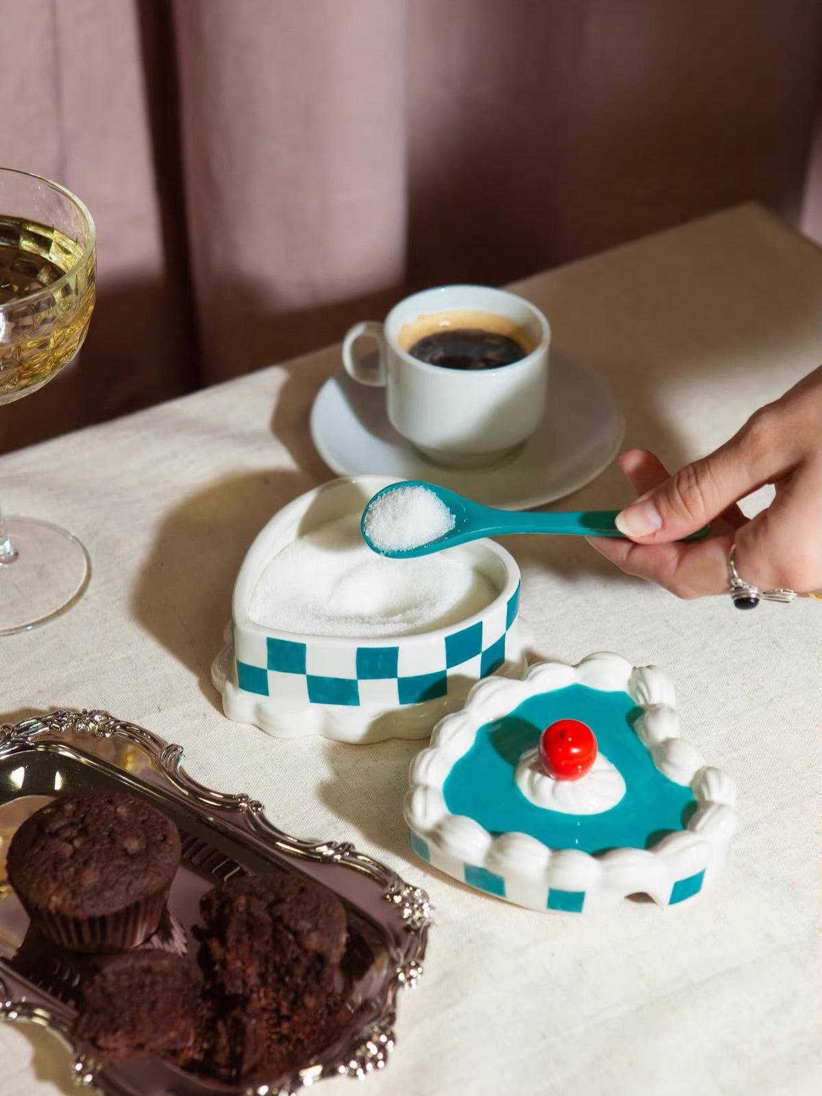Hommie Cherry Cake Sugar Cup HBKK034 2