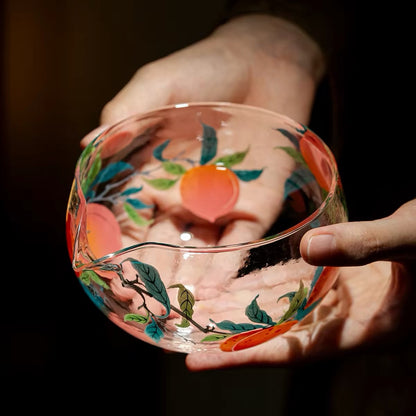 Hommie Painted Fruit Glass Chawan HBKK033 1