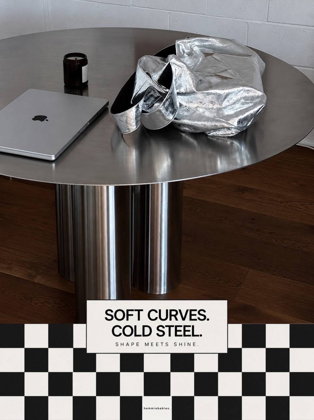 Hommie Stainless Steel Round Table HBTD031 1
