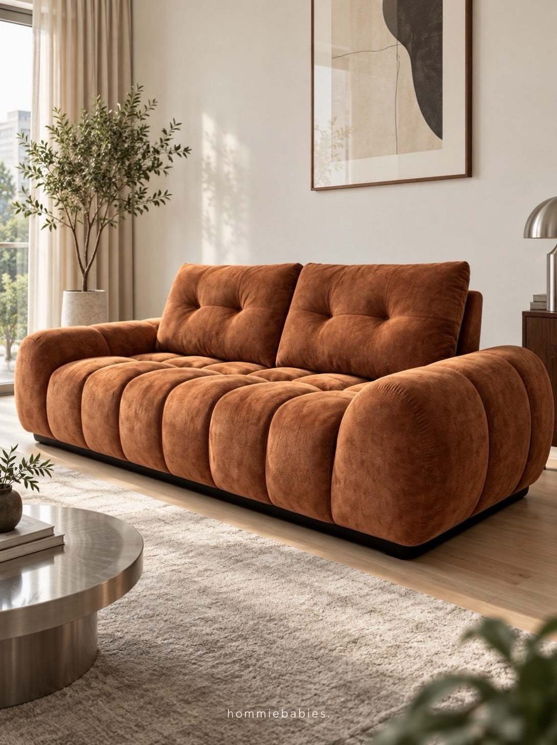 Hommie Adjustable Back Two Seater Sofa HBSF062 1