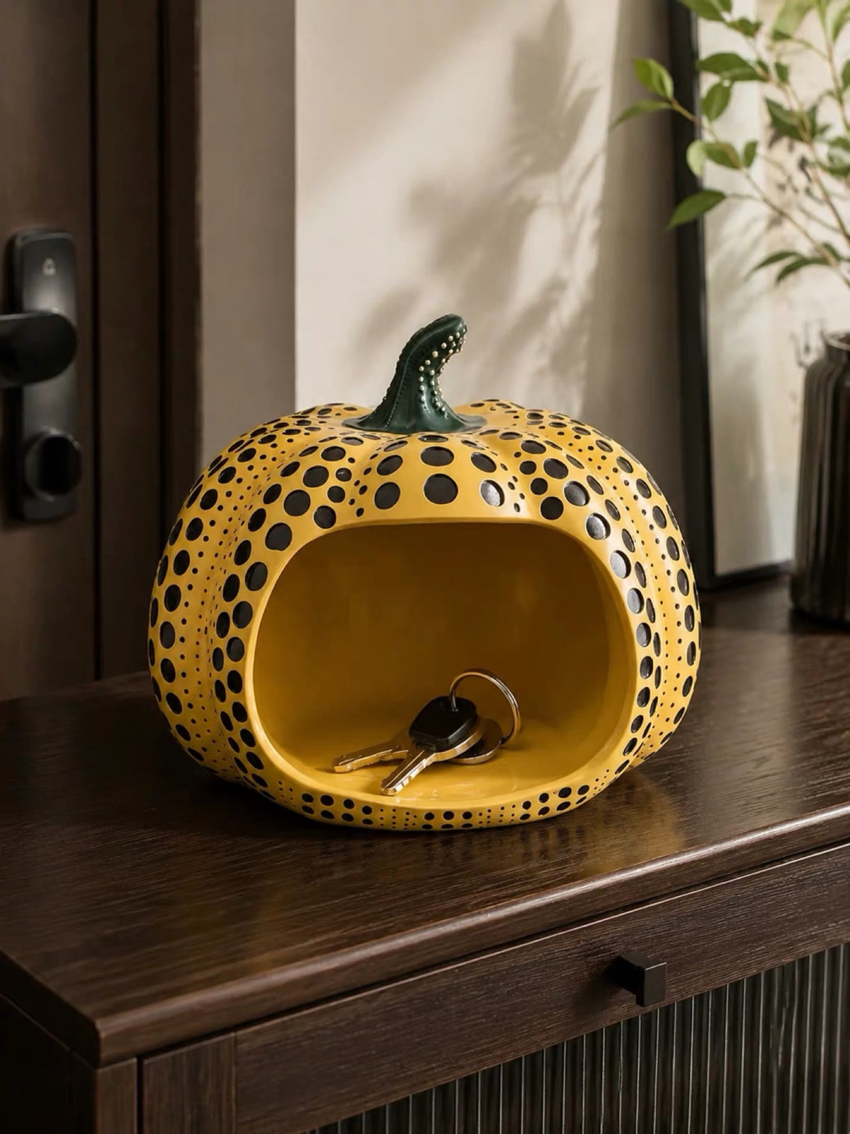 Hommie Polka Dot Pumpkin Tray HBHD010 2