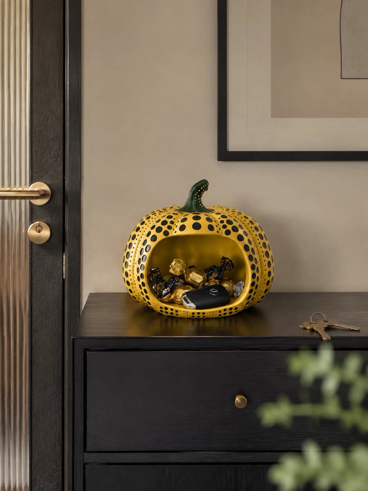 Hommie Polka Dot Pumpkin Tray HBHD010 3