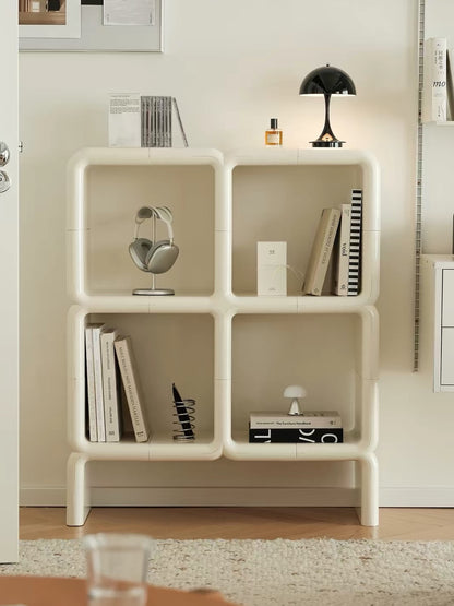 Hommie White Cube Shelf Showcase HBHC016 1