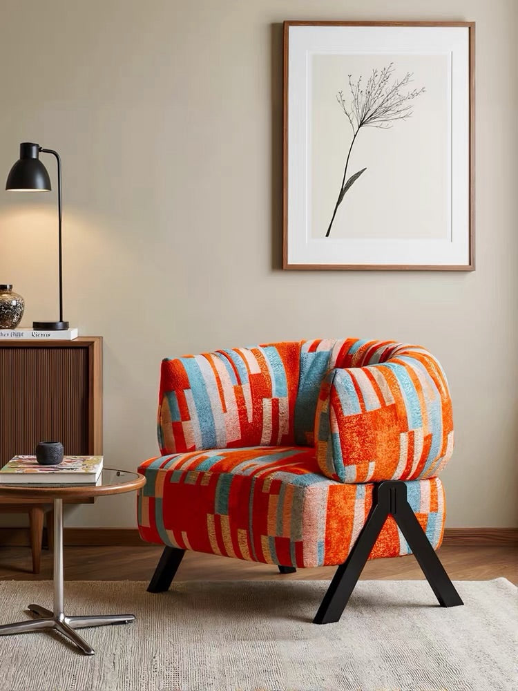 Hommie Orange Armchair HBAC035 3