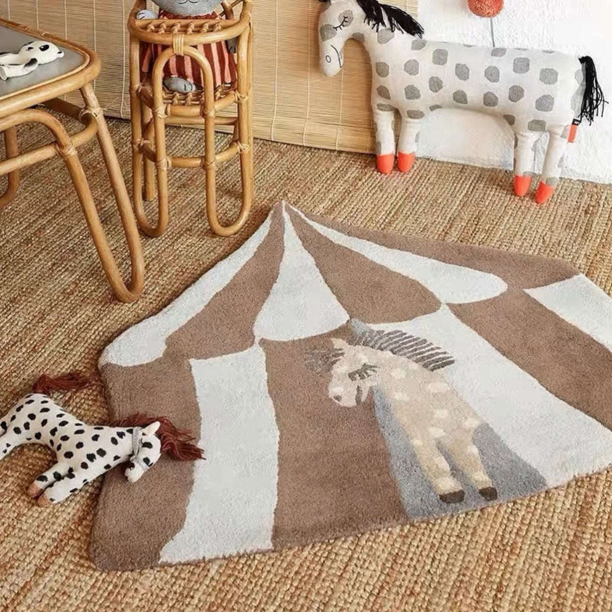 Hommie Circus Tent Horse Carpet HBCR010 1