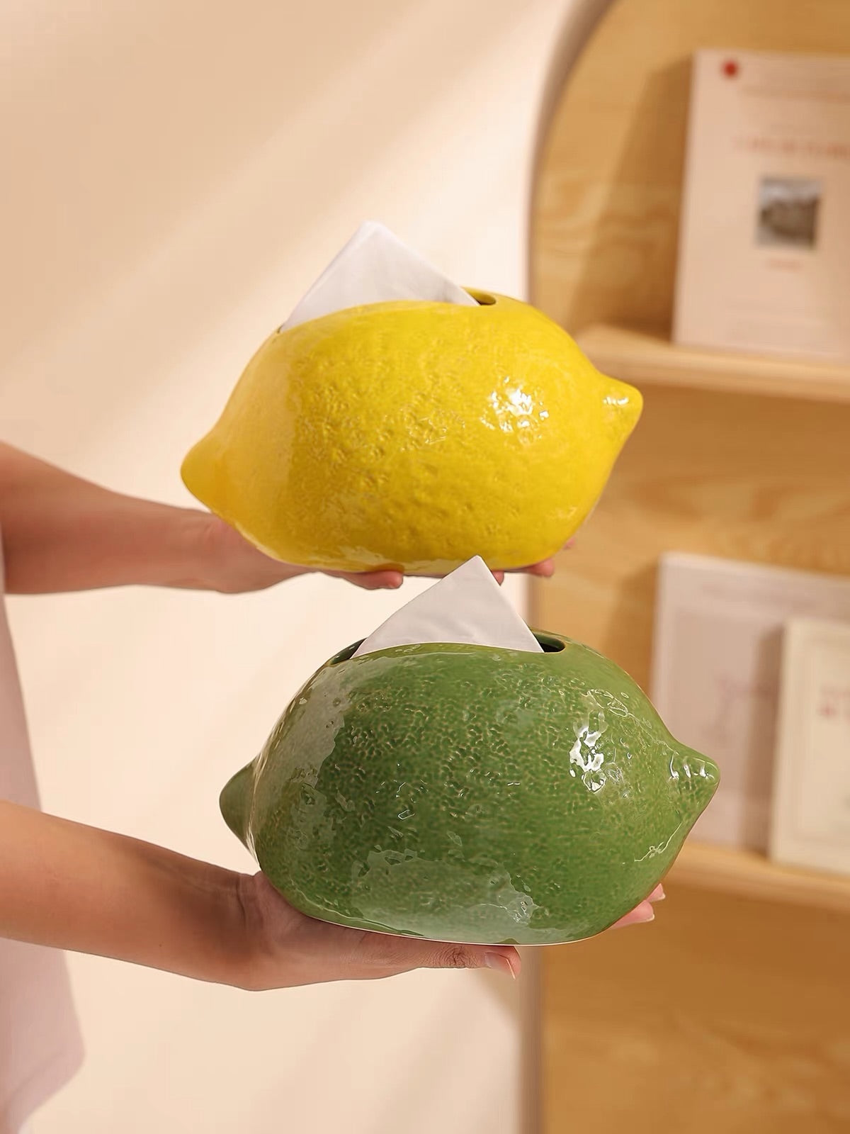 Hommie Lime and Lemon Tissue Holder HBMC009 3