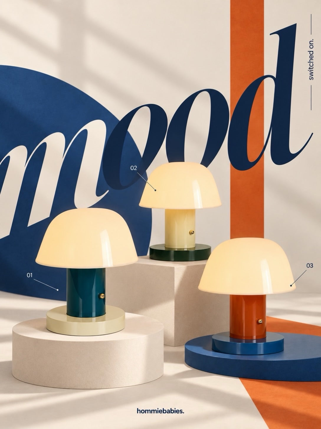 Hommie Mushroom Dome Table Lamp HBCL023 1