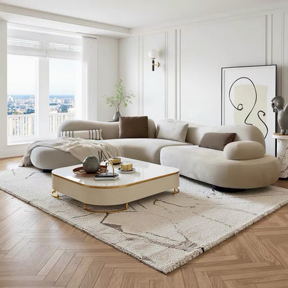 Hommie Curved Design Sofa HBSF058 2