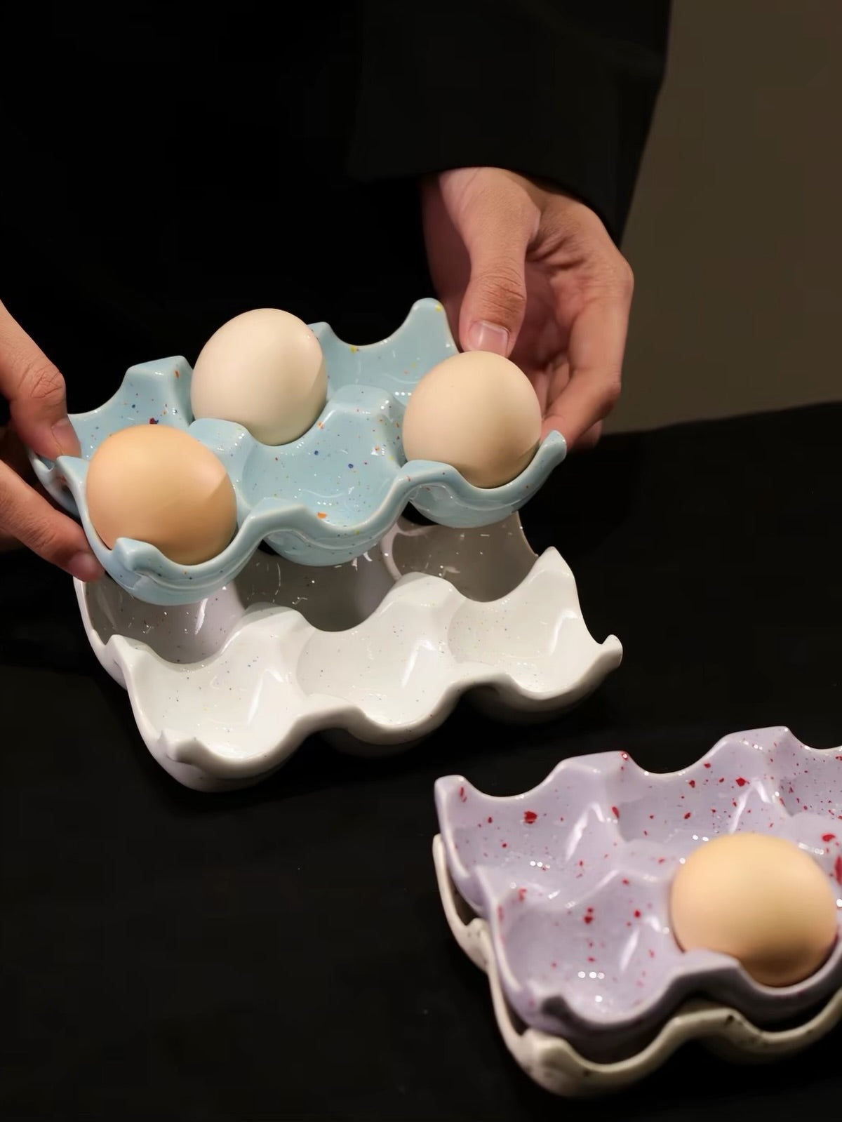 Hommie Ceramic Egg Tray HBKK028 2