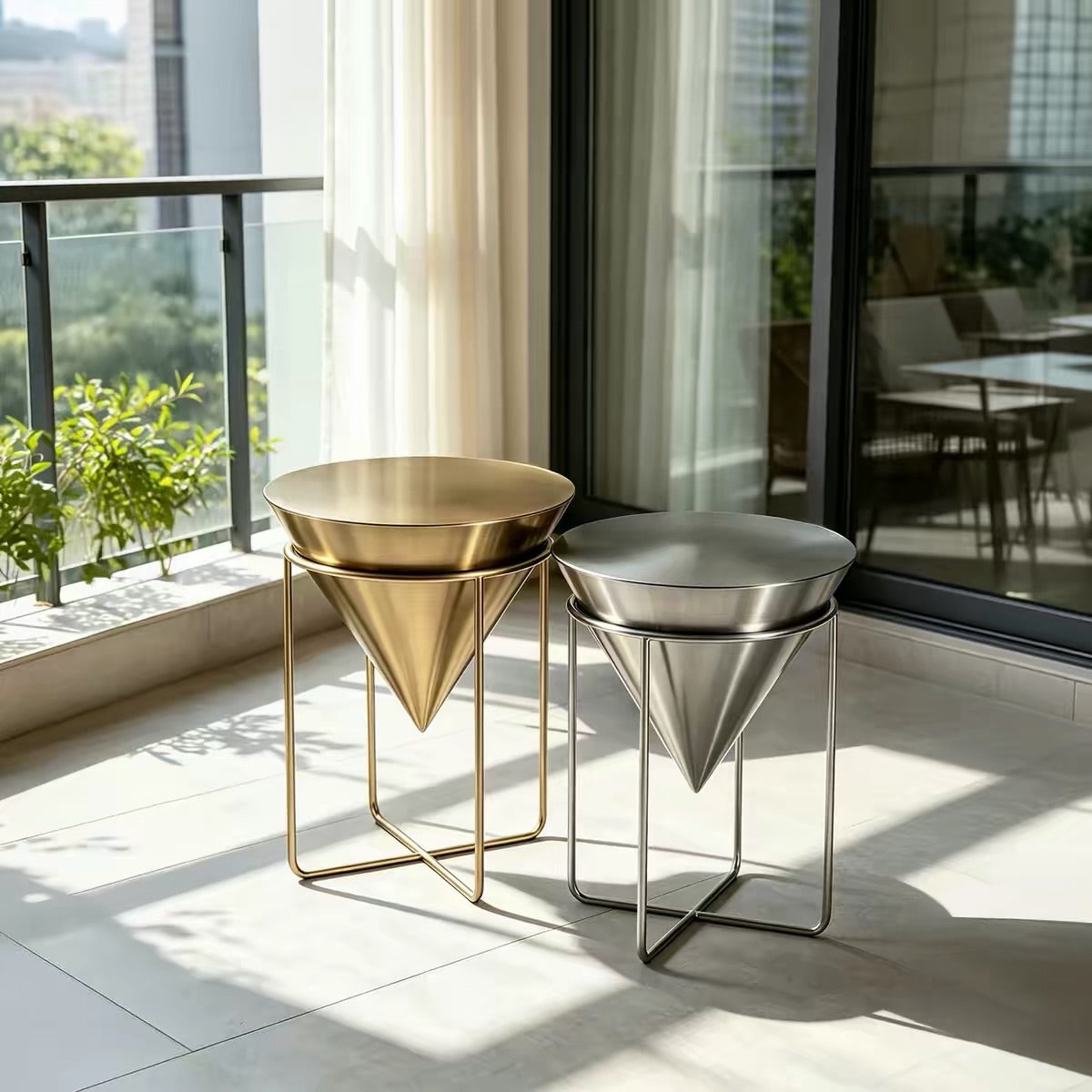 Hommie Stainless Side Table HBLC016 1