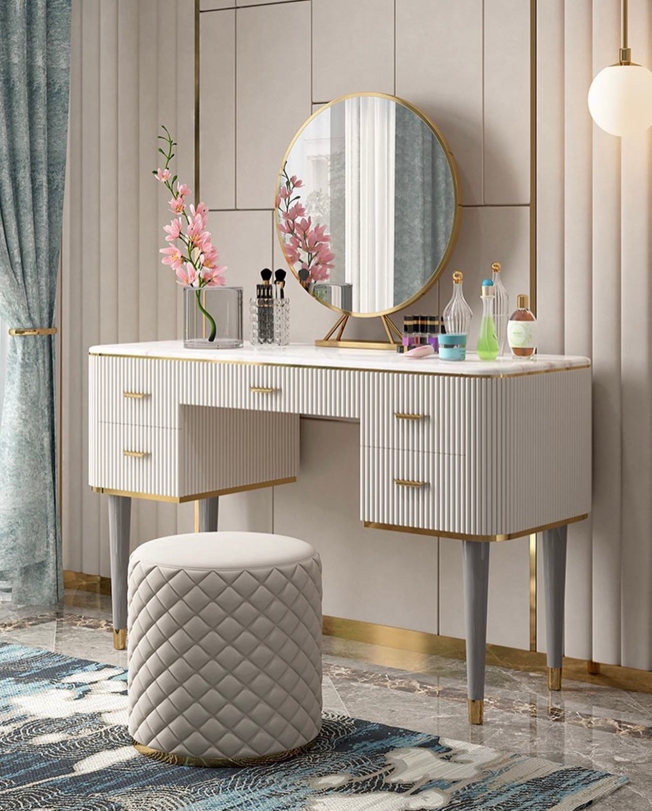 Nordic Luxury Dressing Table HBMB001