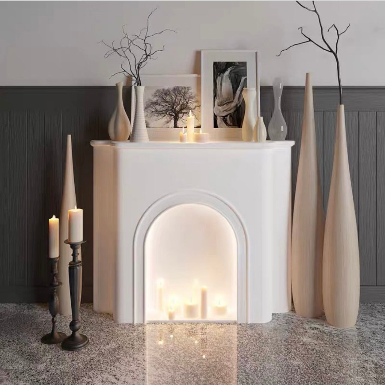 Hommie Decorative Fireplace HBHC005