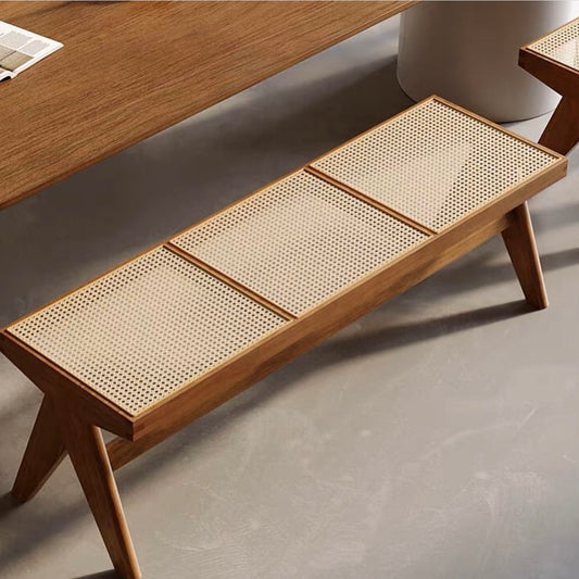 Hommie Contemporary Wood Bench HBBE007