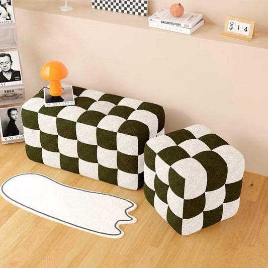 Checkerboard Pattern Bench / Stool HBBE002