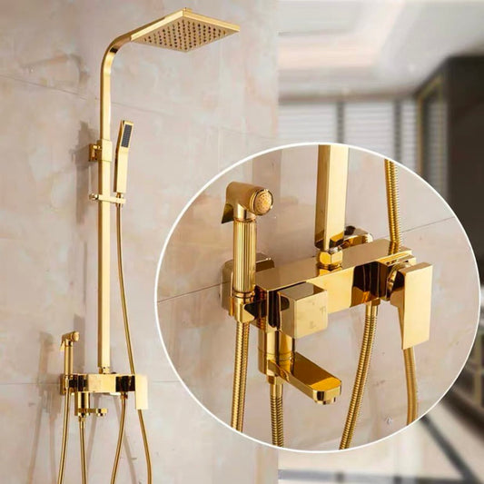 Hommie Gold Rain Shower Set HBBK003