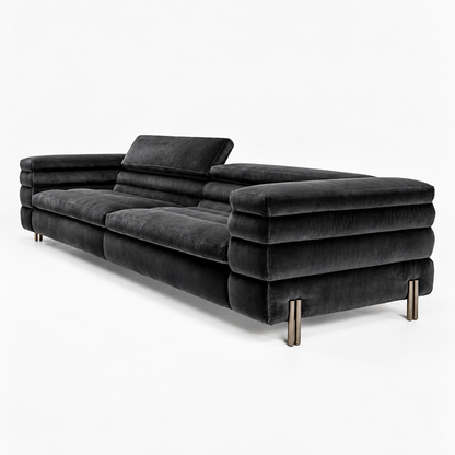 Hommie Square Velvet Sofa HBSF065