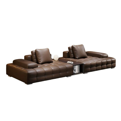 Hommie Luxury Authentic Italian Leather Sofa HBSF015