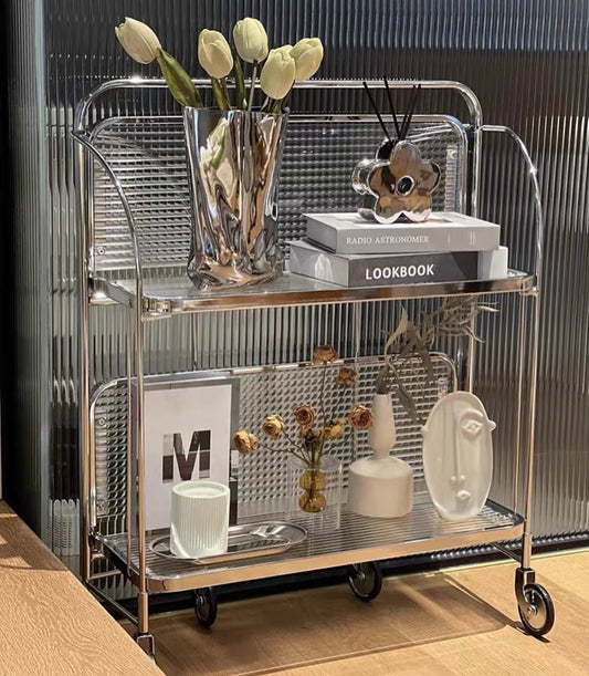 Stainless Acrylic Trolley HBCT002